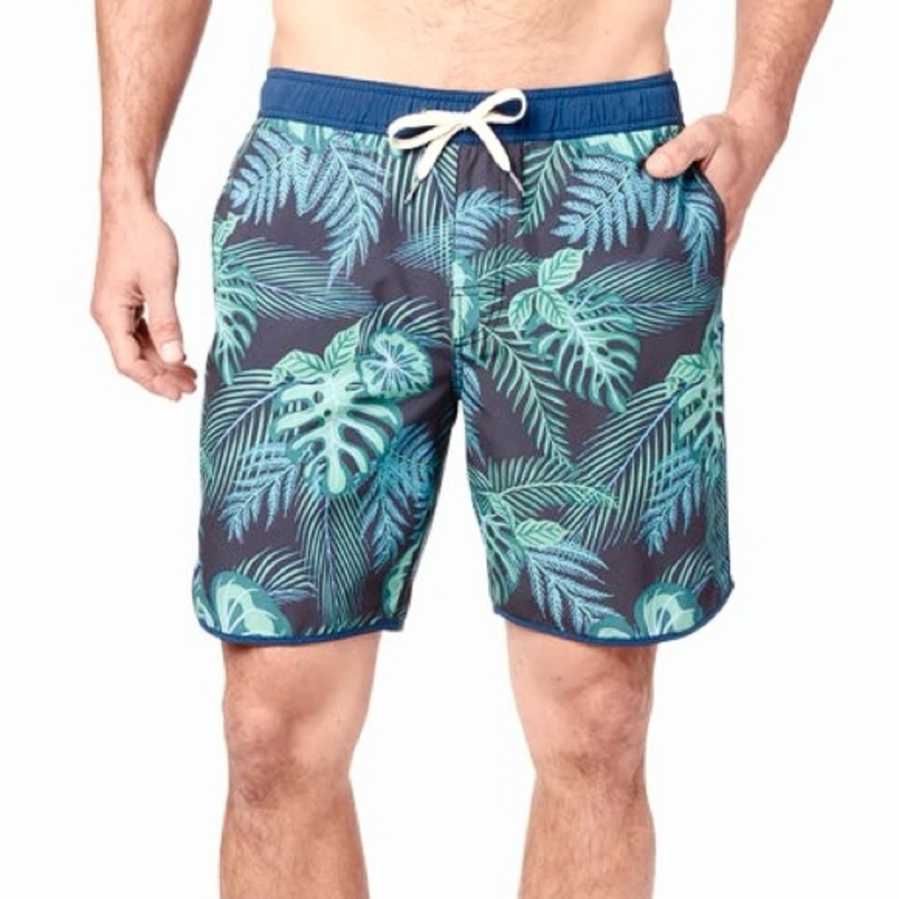 Fair Harbor Anchor Shorts - Navy Evergreen